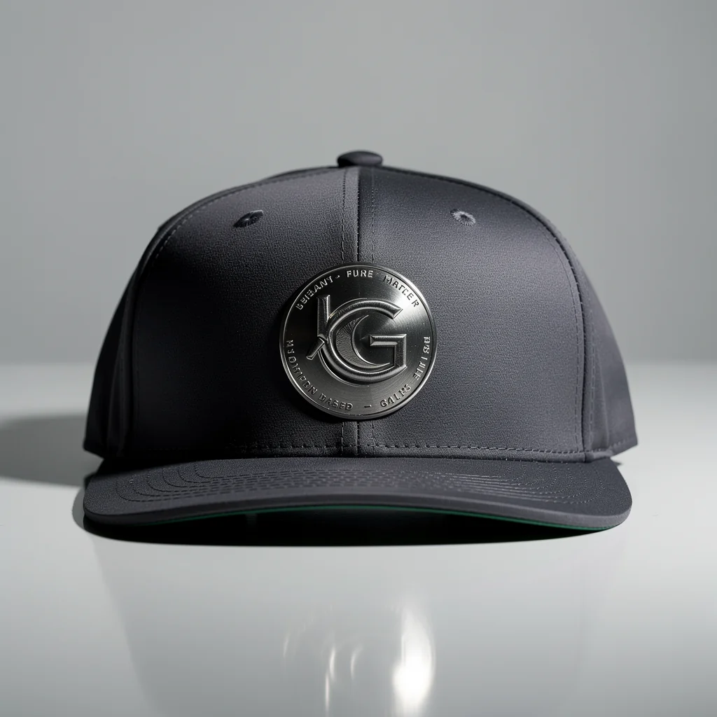 Illumin8 gold embroidered snapback cap